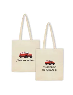 Eko Torba z nadrukiem PREZENT MAŁY ALE WARIAT