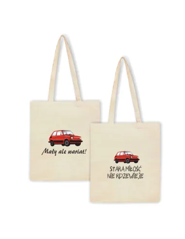 Eko Torba z nadrukiem PREZENT MAŁY ALE WARIAT