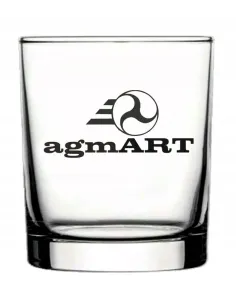 Szklanka z grawerem TRWAŁOŚĆ elegancka logo firmy