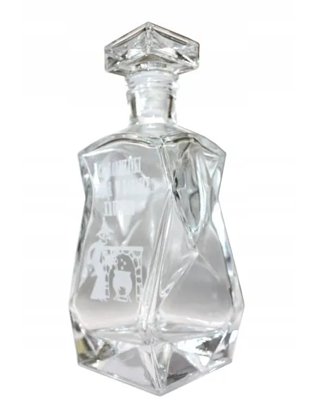 Szklanka z grawerem TRWAŁOŚĆ elegancka logo firmy