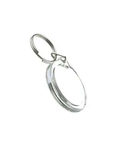 Brelok koło do kluczy akryl komponenty miejsce na logo 1 szt