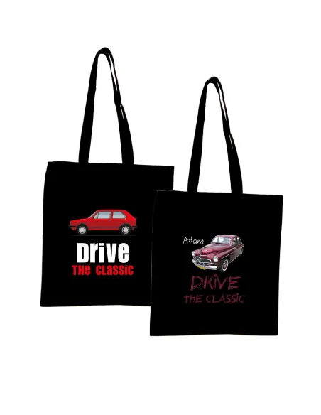 Eko Torba z nadrukiem napis DRIVE THE CLASSIC