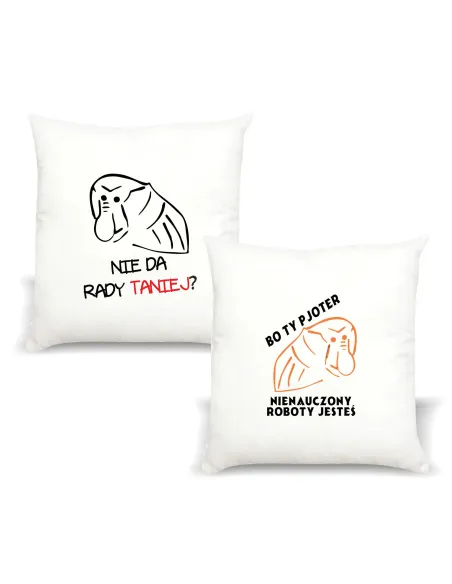 Poduszka z imieniem PREZENT NIE DA RADY TANIEJ