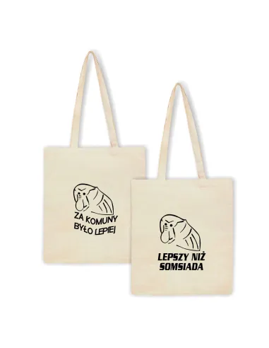 Eko Torba z nadrukiem napis ZA KOMUNY BYŁO LEPIEJ
