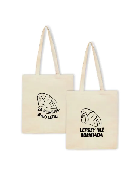 Eko Torba z nadrukiem napis ZA KOMUNY BYŁO LEPIEJ