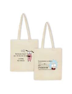 Eko Torba z nadrukiem napis CODZIENNIE W PRACY