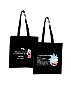 Eko Torba z nadrukiem napis PREZENT SZUKAM PRACY