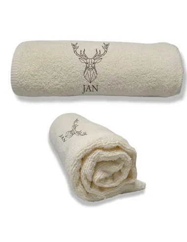 Ręcznik z HAFTEM napisem dedykacją Prezent