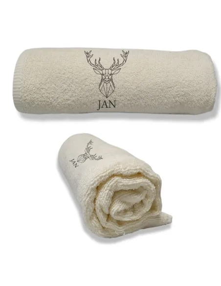 Ręcznik z HAFTEM napisem dedykacją Prezent