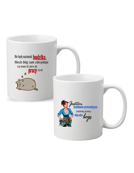 Kubek z nadrukiem JESTEM KOBIETA PRACUJĄCA