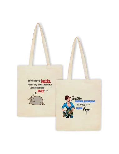 Eko Torba z nadrukiem JESTEM KOBIETA PRACUJĄCA