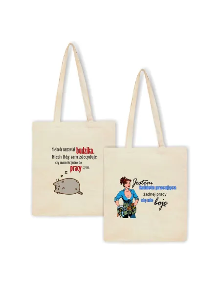 Eko Torba z nadrukiem JESTEM KOBIETA PRACUJĄCA