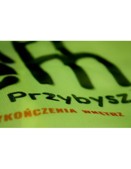 Kamizelka odblaskowa z nadrukiem tył żółta 1 szt