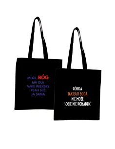 Eko Torba z nadrukiem napisem PREZENT dla CÓRKI