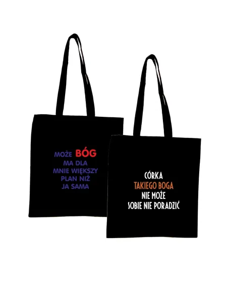 Eko Torba z nadrukiem napisem PREZENT dla CÓRKI