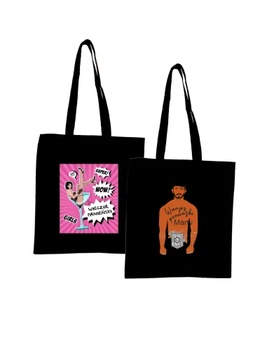 Eko Torba z nadrukiem SUPER WOW WIECZÓR PANIEŃSKI