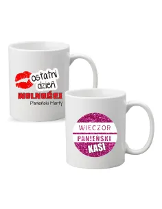 Kubek z imieniem PREZENT OSTATNI DZIEŃ WOLNOŚCI prezent na panieńskie
