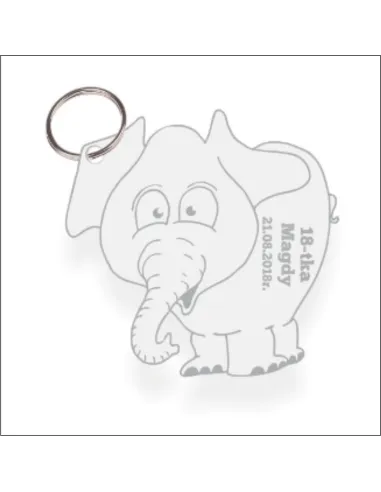 BRELOK ZAWIESZKA grawer z imieniem napisem prezent