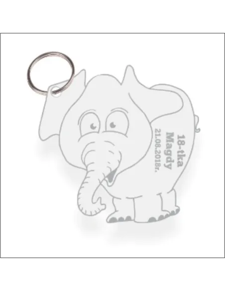 BRELOK ZAWIESZKA grawer z imieniem napisem prezent