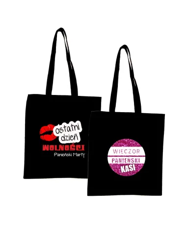 Eko Torba z nadrukiem PREZENT na WIECZÓR PANIEŃSKI