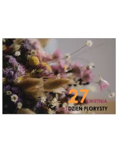 Magnesy na lodówkę - 27 KWIETNIA DZIEŃ FLORYSTY - drukarnia, hurtownia, producent magnesów na lodówkę - druktur.com