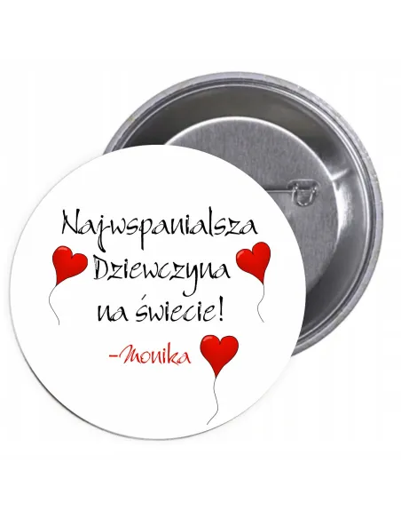 Przypinki buttony DZIEŃ KOBIET  znaczki badziki z grafiką