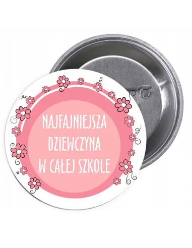 Przypinki buttony DZIEŃ KOBIET  znaczki badziki z grafiką