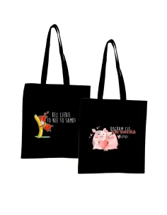 Eko Torba z nadrukiem BEZ CIEBIE TO NIE TO SAMO