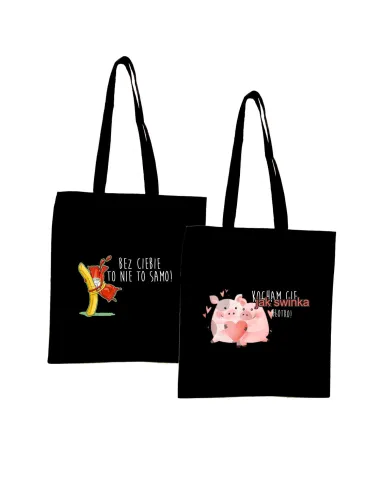 Eko Torba z nadrukiem BEZ CIEBIE TO NIE TO SAMO