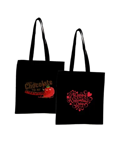 Eko Torba z nadrukiem YOU'RE THE CHOCOLATE prezent na Walentynki