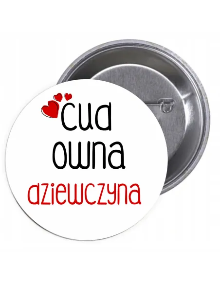 Przypinki buttony DZIEŃ KOBIET  znaczki badziki z grafiką