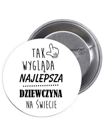 Przypinki buttony DZIEŃ KOBIET  znaczki badziki z grafiką