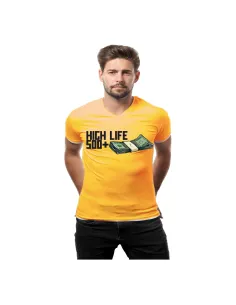 Koszulka z nadrukiem high life 500+