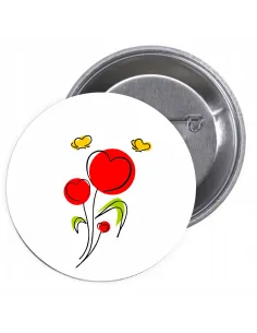 Przypinki buttony DZIEŃ KOBIET  znaczki badziki z grafiką