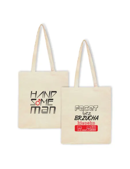 Eko Torba z nadrukiem PREZENT DZIEŃ CHŁOPAKA