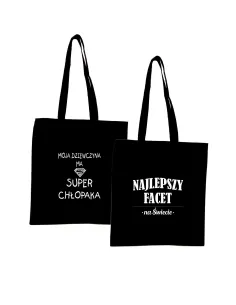 Eko Torba z nadrukiem napis PREZENT dla CHŁOPAKA