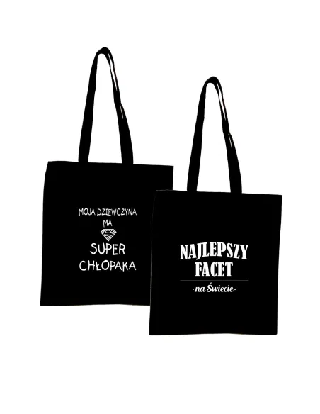 Eko Torba z nadrukiem napis PREZENT dla CHŁOPAKA