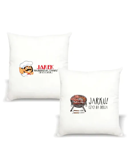 Poduszka z imieniem PREZENT NAJLEPSZY KUCHARZ