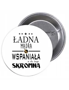 Przypinki buttony DZIEŃ KOBIET  znaczki badziki z grafiką