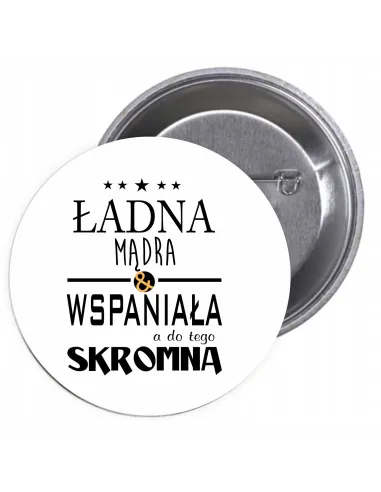 Przypinki buttony DZIEŃ KOBIET  znaczki badziki z grafiką