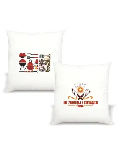 Poduszka z imieniem NIE ZADZIERAJ Z KUCHARZEM