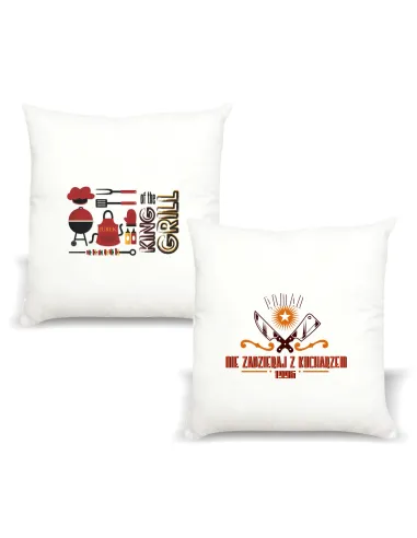 Poduszka z imieniem NIE ZADZIERAJ Z KUCHARZEM