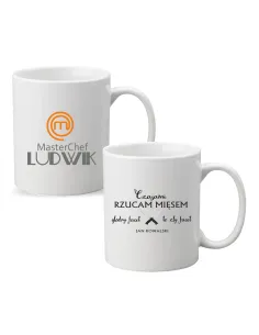 Kubek z imieniem napis PREZENT MASTERCHEF prezent dla kucharza