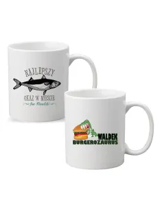 Kubek z imieniem napis PREZENT BURGEROZAURUS