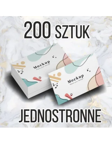 WIZYTÓWKI 200 szt. 48h szybki druk EXPRESS