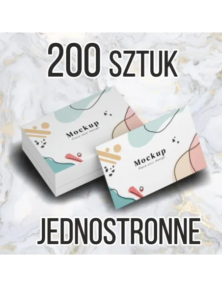 WIZYTÓWKI 200 szt. 48h szybki druk EXPRESS