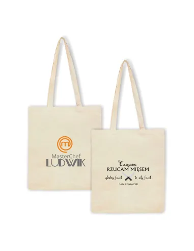 Eko Torba z imieniem napis PREZENT MASTERCHEF