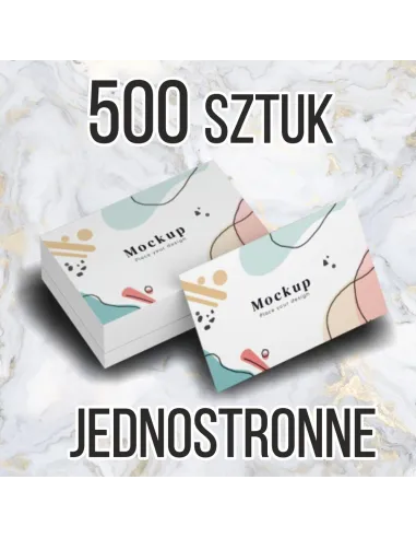 WIZYTÓWKI 500 szt. 48h szybki druk EXPRESS