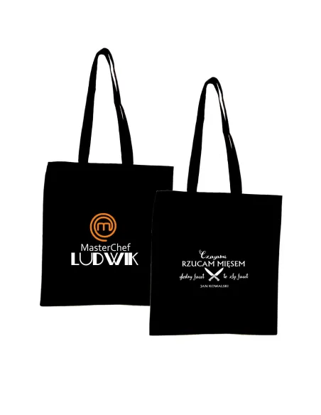 Eko Torba z nadrukiem napis PREZENT dla KUCHARZA