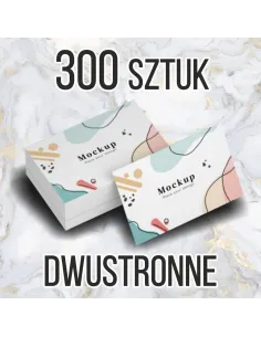 WIZYTÓWKI 300 szt. 48h szybki druk EXPRES 2 strony